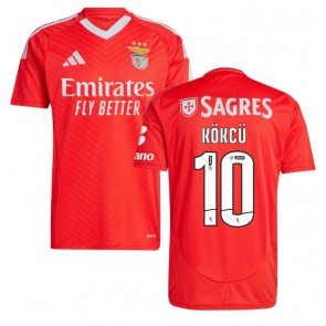 Billiga Benfica Orkun Kokcu #10 Hemmatröja 2024-25 Kortärmad